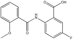 5-fluoro-2-[(2-methoxybenzene)amido]benzoic acid