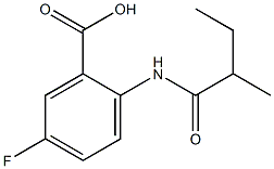 5-fluoro-2-[(2-methylbutanoyl)amino]benzoic acid