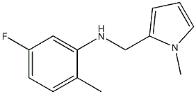 5-fluoro-2-methyl-N-[(1-methyl-1H-pyrrol-2-yl)methyl]aniline Struktur