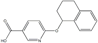 6-(1,2,3,4-tetrahydronaphthalen-1-yloxy)pyridine-3-carboxylic acid