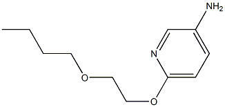 6-(2-butoxyethoxy)pyridin-3-amine Structure
