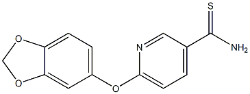 6-(2H-1,3-benzodioxol-5-yloxy)pyridine-3-carbothioamide