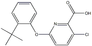 6-(2-tert-butylphenoxy)-3-chloropyridine-2-carboxylic acid