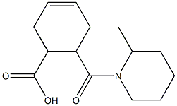 6-[(2-methylpiperidin-1-yl)carbonyl]cyclohex-3-ene-1-carboxylic acid Structure