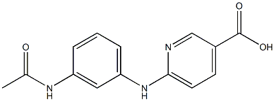 6-[(3-acetamidophenyl)amino]pyridine-3-carboxylic acid