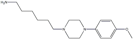 6-[4-(4-methoxyphenyl)piperazin-1-yl]hexan-1-amine Structure