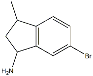 6-bromo-3-methyl-2,3-dihydro-1H-inden-1-amine Structure