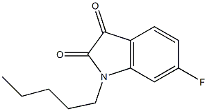 6-fluoro-1-pentyl-2,3-dihydro-1H-indole-2,3-dione