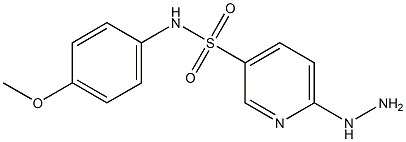 6-hydrazinyl-N-(4-methoxyphenyl)pyridine-3-sulfonamide