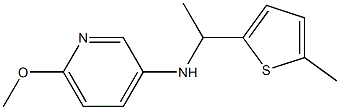 6-methoxy-N-[1-(5-methylthiophen-2-yl)ethyl]pyridin-3-amine