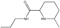6-methyl-N-propylpiperidine-2-carboxamide Structure