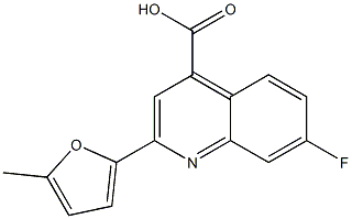 7-fluoro-2-(5-methylfuran-2-yl)quinoline-4-carboxylic acid|