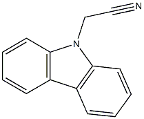 9H-carbazol-9-ylacetonitrile Structure