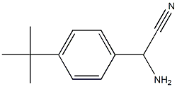 amino(4-tert-butylphenyl)acetonitrile Structure