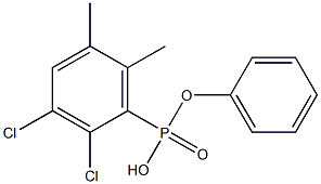 benzenephosphonoyl dichloride Struktur