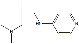 dimethyl({2-methyl-2-[(pyridin-4-ylamino)methyl]propyl})amine Structure