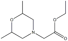 ethyl 2-(2,6-dimethylmorpholin-4-yl)acetate Structure