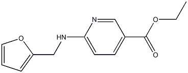 ethyl 6-[(furan-2-ylmethyl)amino]pyridine-3-carboxylate Struktur