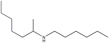 heptan-2-yl(hexyl)amine Structure
