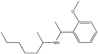 heptan-2-yl[1-(2-methoxyphenyl)ethyl]amine Structure