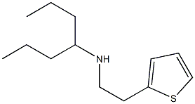heptan-4-yl[2-(thiophen-2-yl)ethyl]amine Struktur