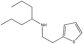 heptan-4-yl[2-(thiophen-2-yl)ethyl]amine Structure