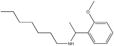 heptyl[1-(2-methoxyphenyl)ethyl]amine 结构式