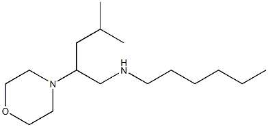 hexyl[4-methyl-2-(morpholin-4-yl)pentyl]amine Structure