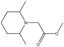 methyl 2-(2,6-dimethylpiperidin-1-yl)acetate Structure