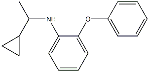 N-(1-cyclopropylethyl)-2-phenoxyaniline Structure