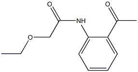 N-(2-acetylphenyl)-2-ethoxyacetamide Structure