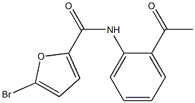 N-(2-acetylphenyl)-5-bromo-2-furamide Structure