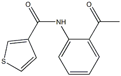 N-(2-acetylphenyl)thiophene-3-carboxamide