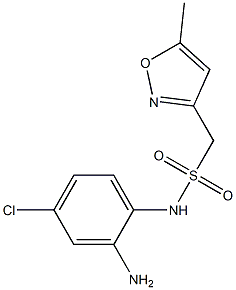 N-(2-amino-4-chlorophenyl)-1-(5-methyl-1,2-oxazol-3-yl)methanesulfonamide