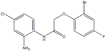 N-(2-amino-4-chlorophenyl)-2-(2-bromo-4-fluorophenoxy)acetamide