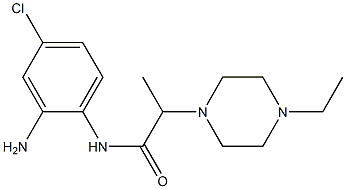 N-(2-amino-4-chlorophenyl)-2-(4-ethylpiperazin-1-yl)propanamide