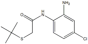 N-(2-amino-4-chlorophenyl)-2-(tert-butylsulfanyl)acetamide