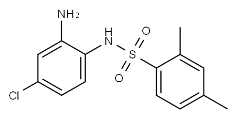 N-(2-amino-4-chlorophenyl)-2,4-dimethylbenzene-1-sulfonamide