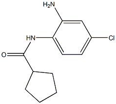 N-(2-amino-4-chlorophenyl)cyclopentanecarboxamide Struktur