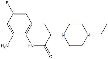 N-(2-amino-4-fluorophenyl)-2-(4-ethylpiperazin-1-yl)propanamide
