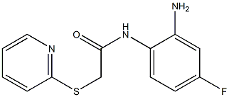 N-(2-amino-4-fluorophenyl)-2-(pyridin-2-ylsulfanyl)acetamide