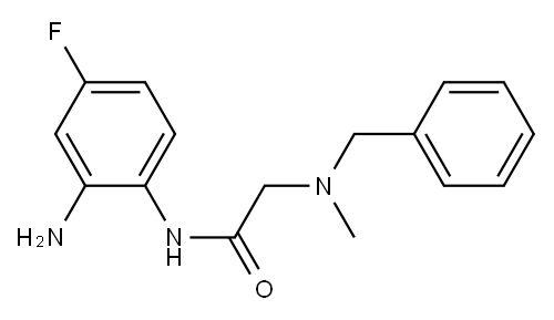 N-(2-amino-4-fluorophenyl)-2-[benzyl(methyl)amino]acetamide