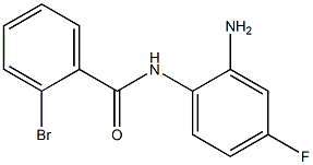 N-(2-amino-4-fluorophenyl)-2-bromobenzamide Struktur