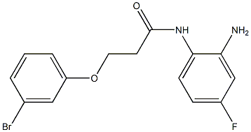 N-(2-amino-4-fluorophenyl)-3-(3-bromophenoxy)propanamide|