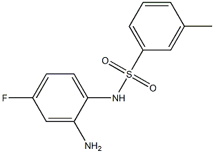 N-(2-amino-4-fluorophenyl)-3-methylbenzenesulfonamide Struktur