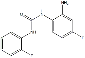 N-(2-amino-4-fluorophenyl)-N'-(2-fluorophenyl)urea Structure