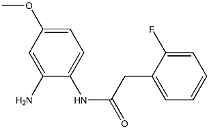 N-(2-amino-4-methoxyphenyl)-2-(2-fluorophenyl)acetamide Structure