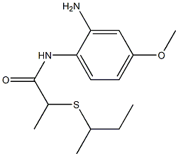 N-(2-amino-4-methoxyphenyl)-2-(butan-2-ylsulfanyl)propanamide