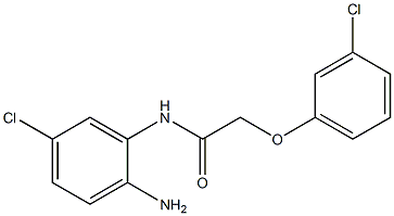 N-(2-amino-5-chlorophenyl)-2-(3-chlorophenoxy)acetamide Struktur