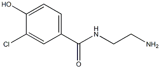 N-(2-aminoethyl)-3-chloro-4-hydroxybenzamide Struktur